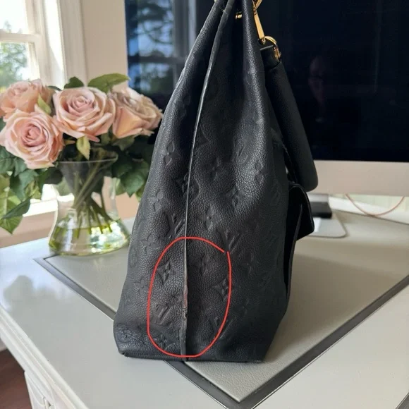 Louis Vuitton Métis Hobo Monogram Empreinte Leather Black - Picture 8 of 12